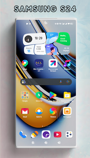 Screenshot Samsung Galaxy S24 Theme