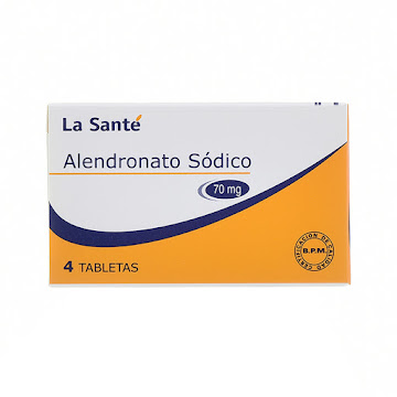 Alendronato Sódico 70 mg La Santé Caja x 4 Tabletas  