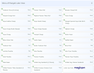 Rangali Lake View menu 3