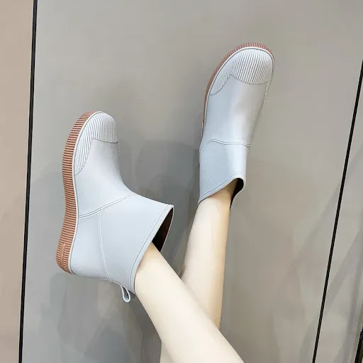 Title 6, Waterproof Womens Rain Boots Cute Fashion Shor...