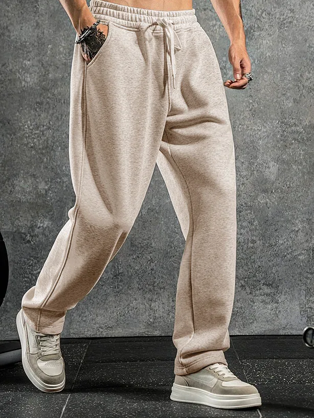 Title 5, Herren Casual Hose Einfarbig Europa-Amerika Sti...