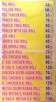 Bansal Tea & Kathi Rolls menu 2