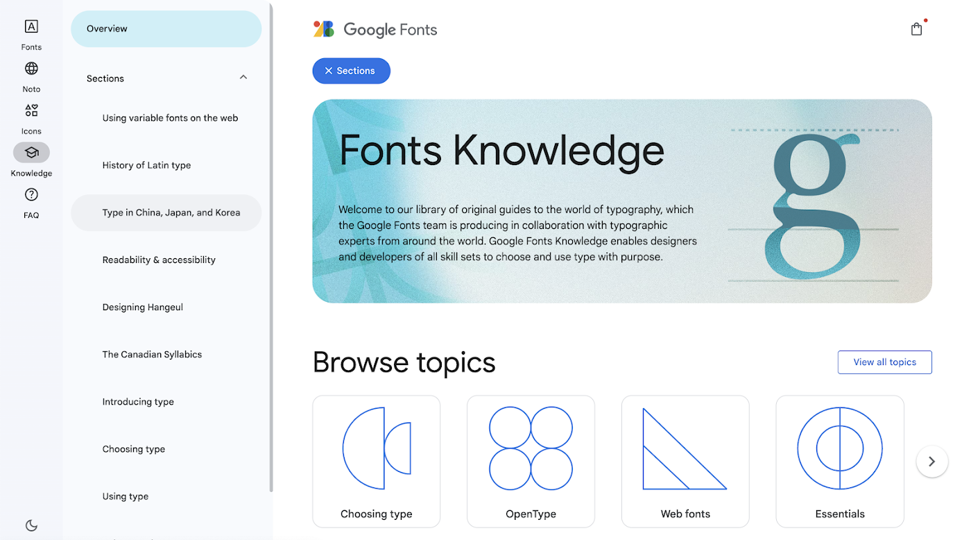 Alphabet – Fonts Knowledge - Google Fonts