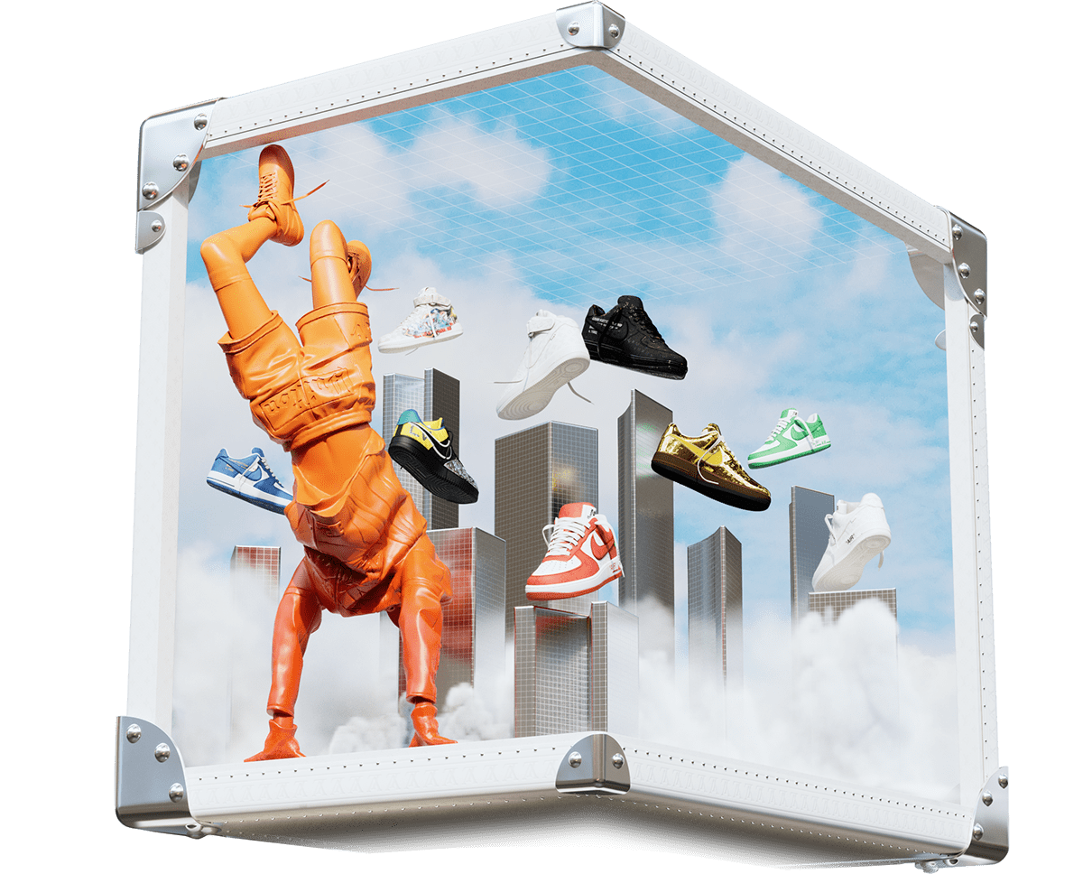 Louis Vuitton x NIKE 3D Billboard