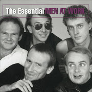 The cover of a greatest hits album by Men at Work. Greg Ham (bottom right) was found dead in his Melbourne home.