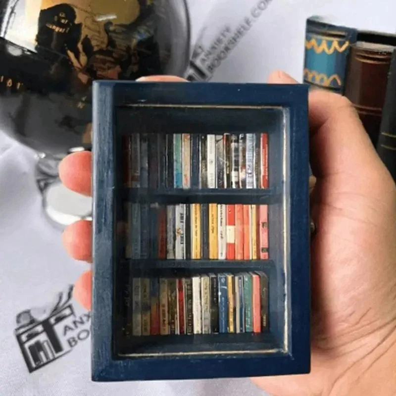 Title 5, Shake Away Anxiety Bookshelf Mini Ornament Desk...
