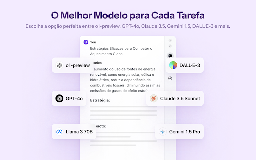 Monica: Assistente AI ChatGPT | GPT-4o, Claude 3.5, Gemini, o1 & Mais