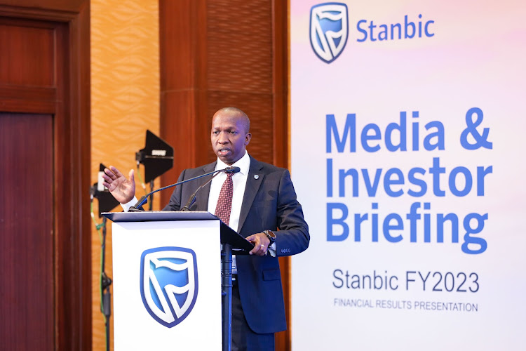 Stanbic Banks Chief Financial Value Officer Dennis Musau.