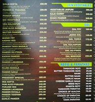 Hotel President's Khana Khazana menu 4