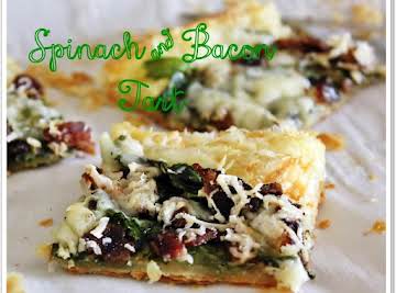 Spinach and Bacon Tart