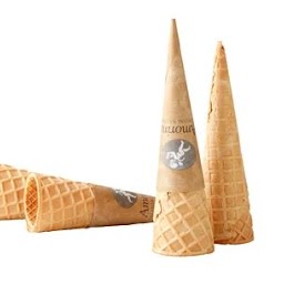 4 Waffle Cones