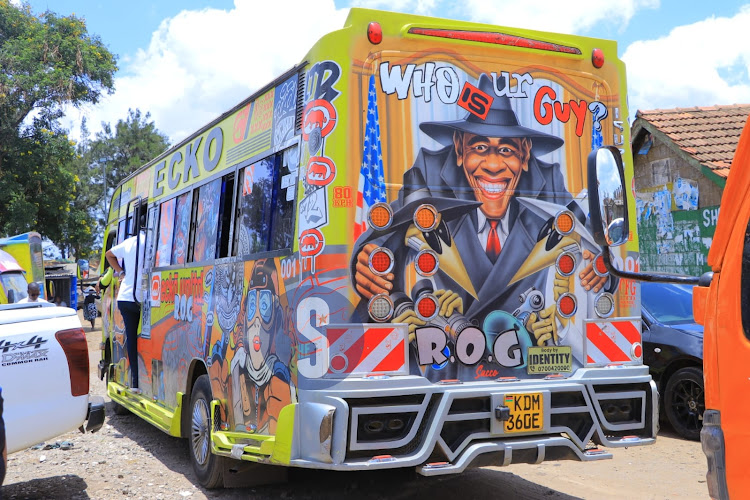 PSV vehicle undergoes inspections during the Launch of Matatu safety measures for road users at Makongeni on Nairobi March 7, 2024/ 2024/WILLISH ADUR