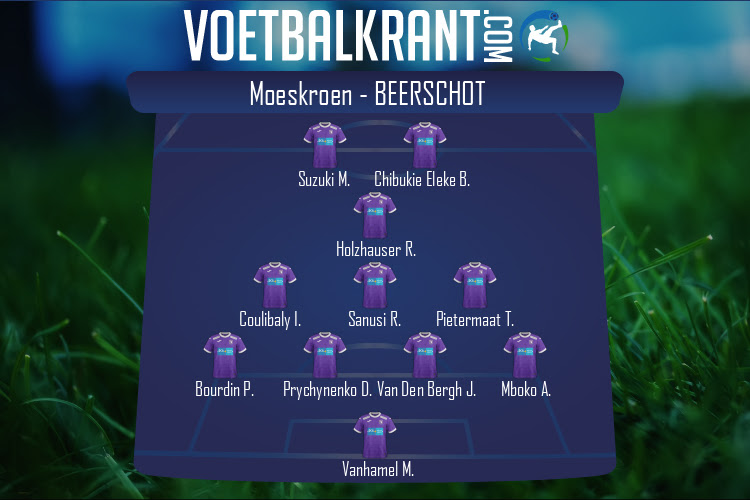 Opstelling Beerschot | Moeskroen - Beerschot (12/12/2020)