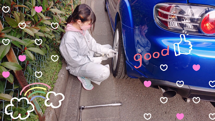 RX-8の車好きと繋がりたい・MT女子・点検・つなぎ女子・3月もよろしくお願いしますに関するカスタム事例の投稿画像1枚目