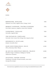 The Market - The Westin menu 6