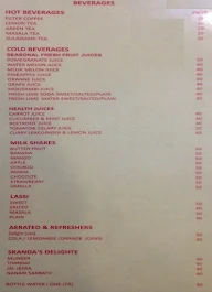 Skandas Veg Restaurant menu 4