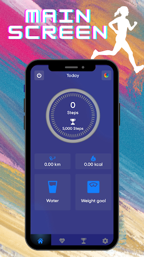 Screenshot Exercise Pedometer Running App