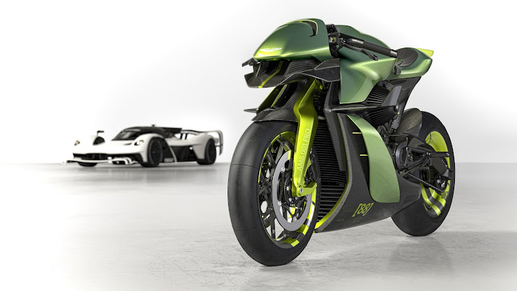 The Aston AMB 001 Pro has debuted at the Milan motorcycle show with a 25% power increase and power to weight ratio of similar to that of a Formula One car.