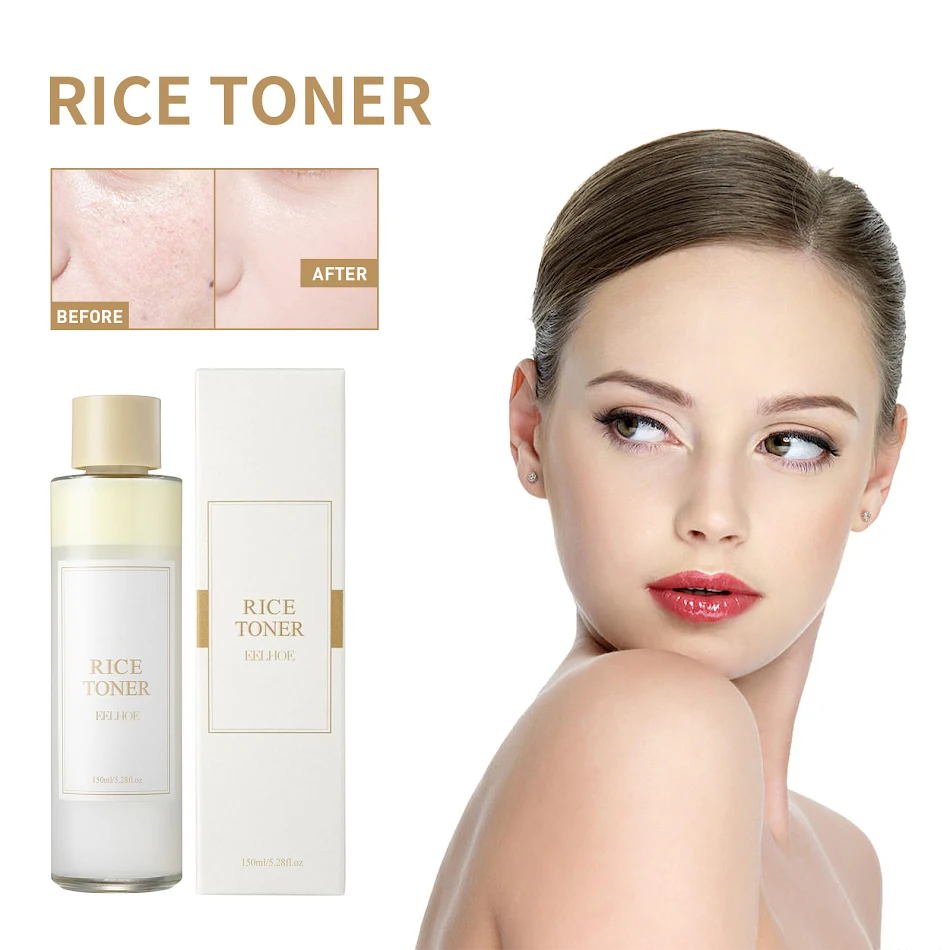 EELHOE Lotion de Riz Hydratation Profonde Répare la Barrière Cutanée Soin Quotidien pour Peau Sèche Apaisement et Protection pour un Teint Éclatant