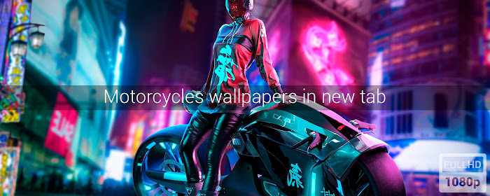 Motorcycles Wallpapers New Tab marquee promo image