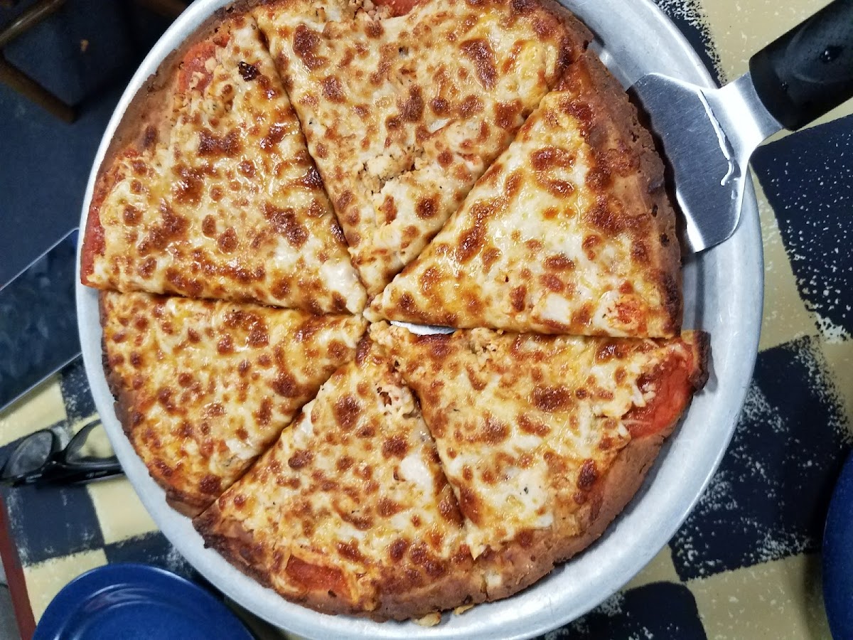 GF Buffalo Chicken Pizza