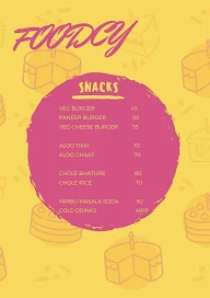 Foodcy menu 1