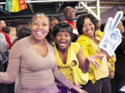 BIG BUCKS: The Big Brother Africa 3 was launched in Johannesburg yesterday. Fans and well-wishers gathered outside the BBA3 house in Balfour Park. Pic. Mbuzeni Zulu. 18/08/08. © Sowetan.