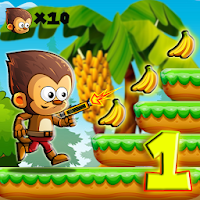 Jungle Monkey Run 1 Banana Island adventures