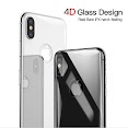 Kính Cường Lực Chống Trầy Mặt Lưng Baseus Cho Iphone X Tempered Glass 4D - Hàng Chính Hãng