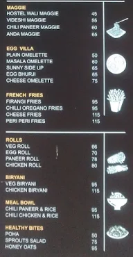 Chai Carawan menu 4