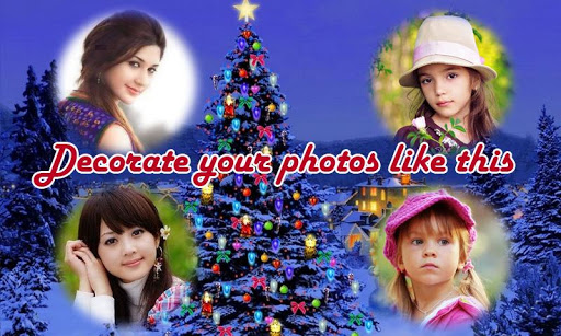 Christmas photo collage