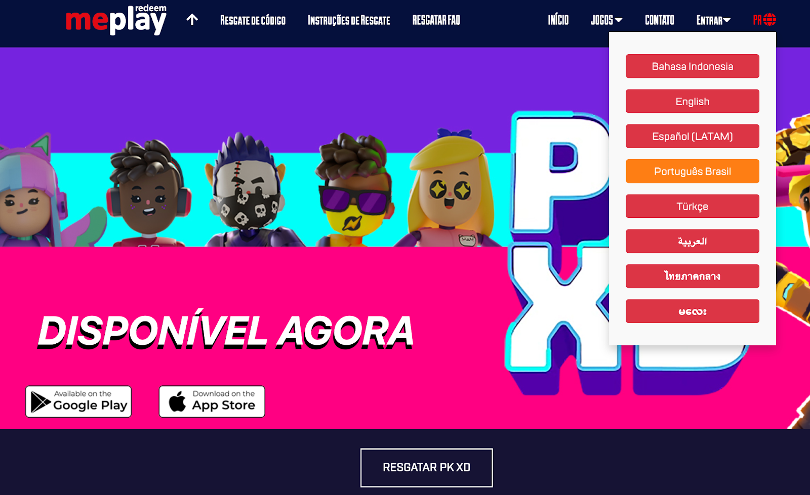 PK XD em Jogos na Internet