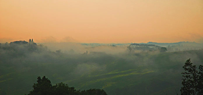 Nebbia sull'Orcia di sgava