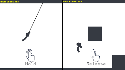 Pixel Rope - Reach 1000 Points