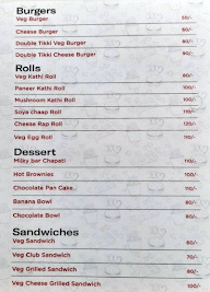 The Pizza menu 4