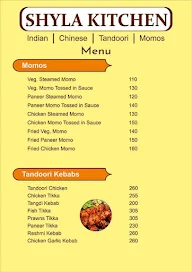 Shyla Kitchen menu 3