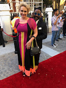 Dali and Rachel Tambo on the red carpet ahead of the state of the nation address in Cape Town on 16 February 2018.