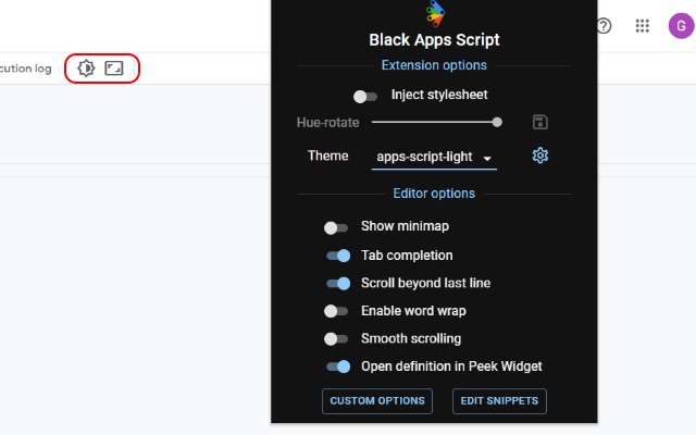 Black Apps Script Preview image 1