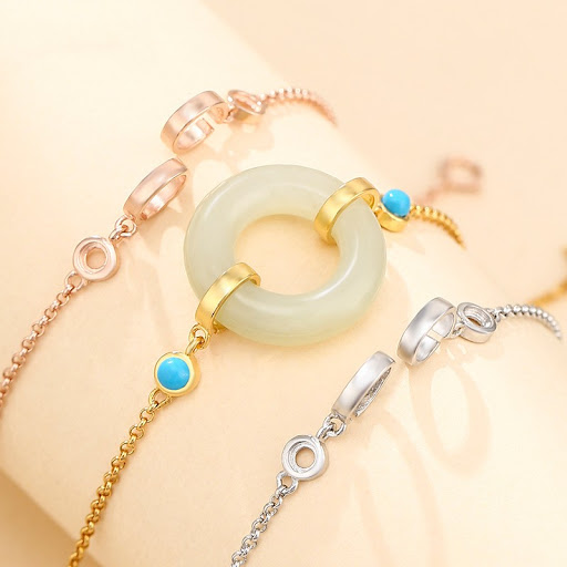 Title 1, S925 Sterling Silver Empty Bracelet Holder with...