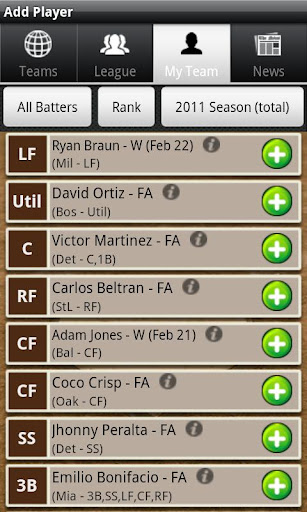 Fantasy Baseball 2013 apk