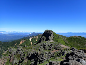 硫黄岳まで戻る