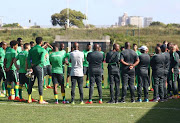 General views during the South African national men's soccer team training session at People’s Park on March 21, 2017 in Durban, South Africa.