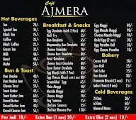 Cafe Ajmera menu 1