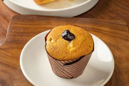 Eggless Blueberry Muffin