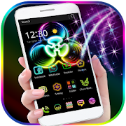 Neon Fidget Spinner Theme for 3D Launcher  Icon