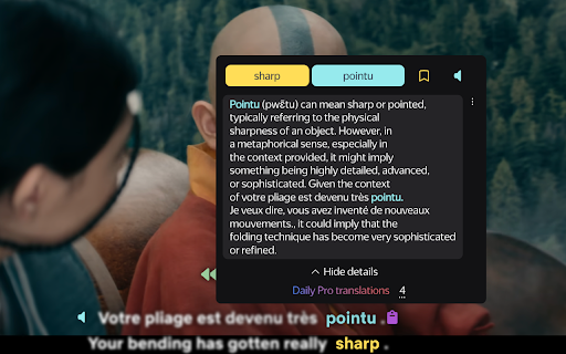 FluentAI: Language Learning App for Netflix, Youtube