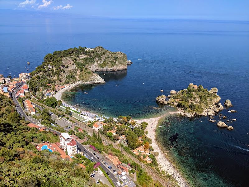 The cove below Taormina