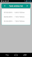 Tank Diary - The Fuel Tracker Screenshot