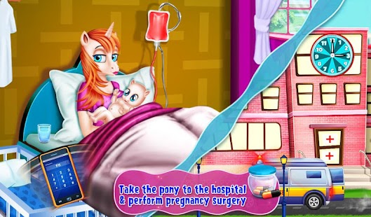 My Pony Princess Newborn Baby Mommy Care Pony Grow Screenshot