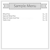 Union Misal menu 1